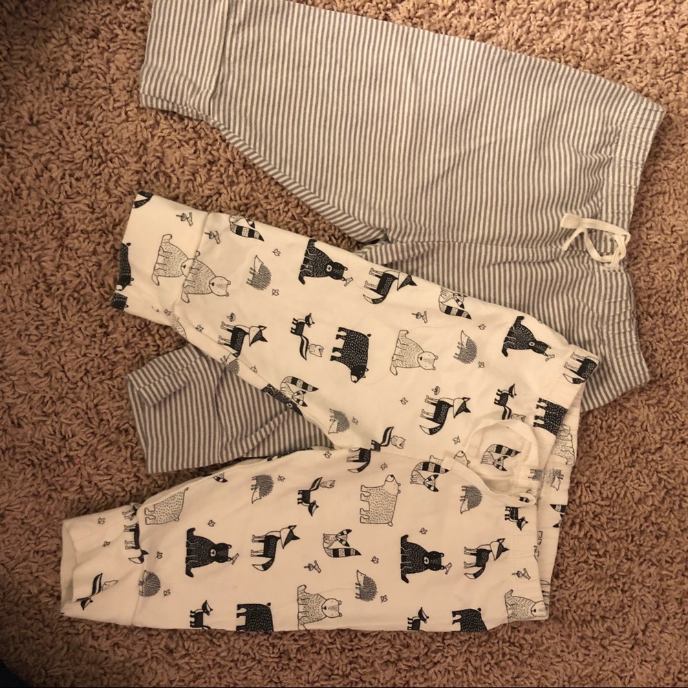 2 pair gap organic cotton pants